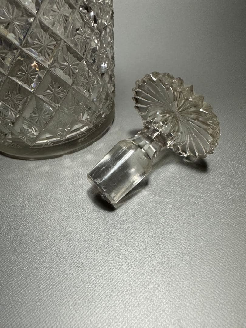 江戸切子　デキャンタ　江戸ガラス　桐箱