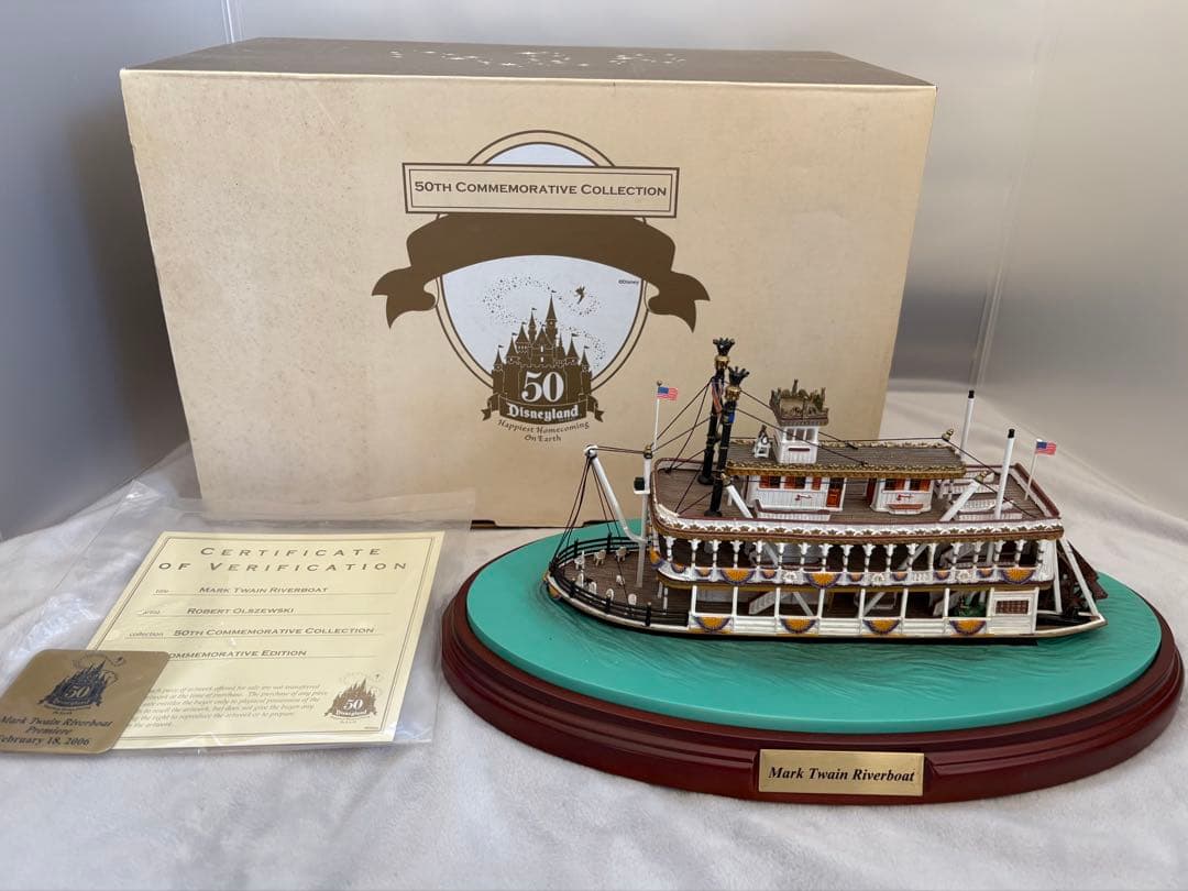 オルショウスキー 蒸気船マークトウェイン号 TDL50周年記念 フィギュア