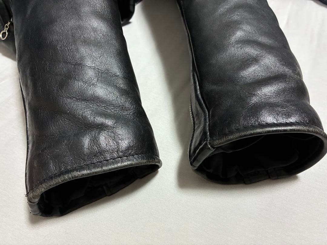 SCHOTT 641 シングルライダースジャケット ボアライナー 38 L相当