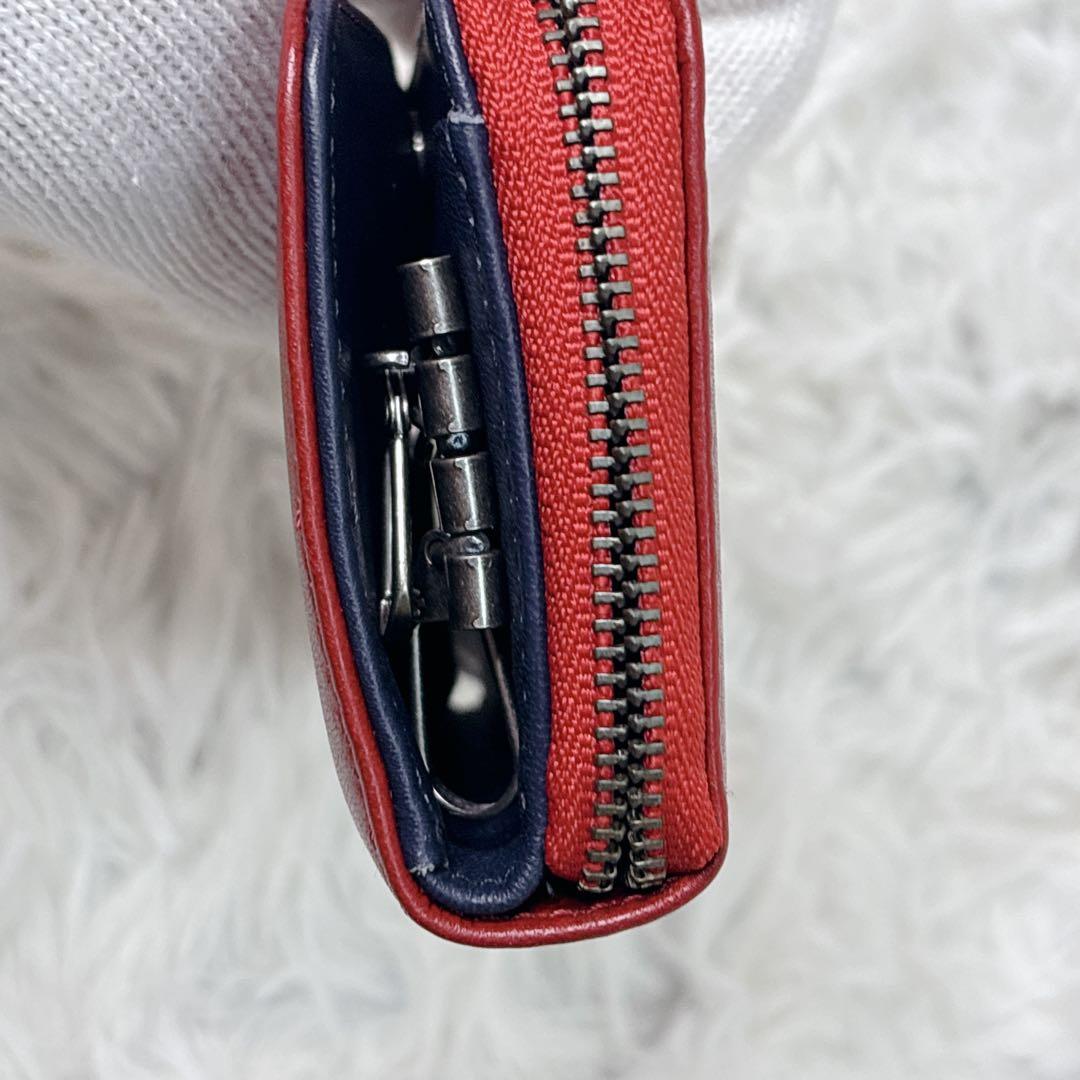 BURBERRY BLACK LABEL 赤 ケース　キーケース