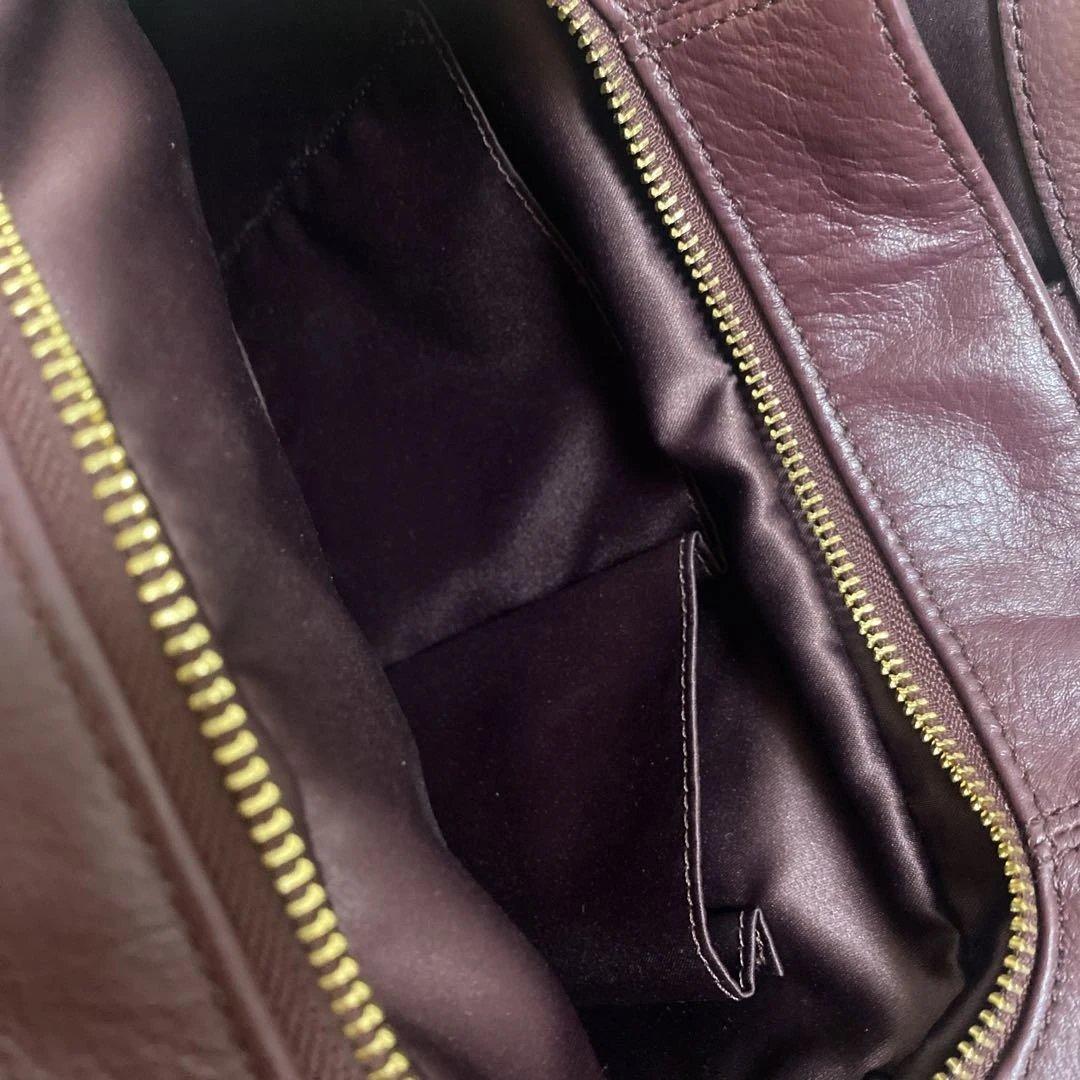 ★極美品 ★コーチ キャンベルレザー ホーボー ワインレッド