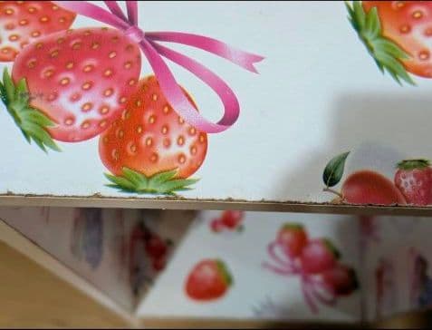 激レア！ハローキティ　フリーボックス　ロング　フルーツ柄　サンリオ　2002年