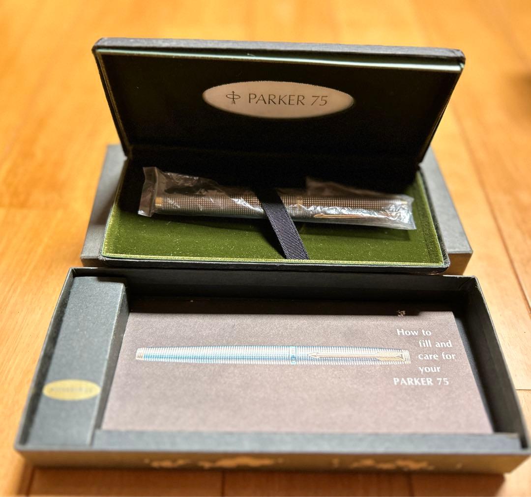 PARKER 75 シズレ 初期モデル スターリングシルバー × 14金　未使用