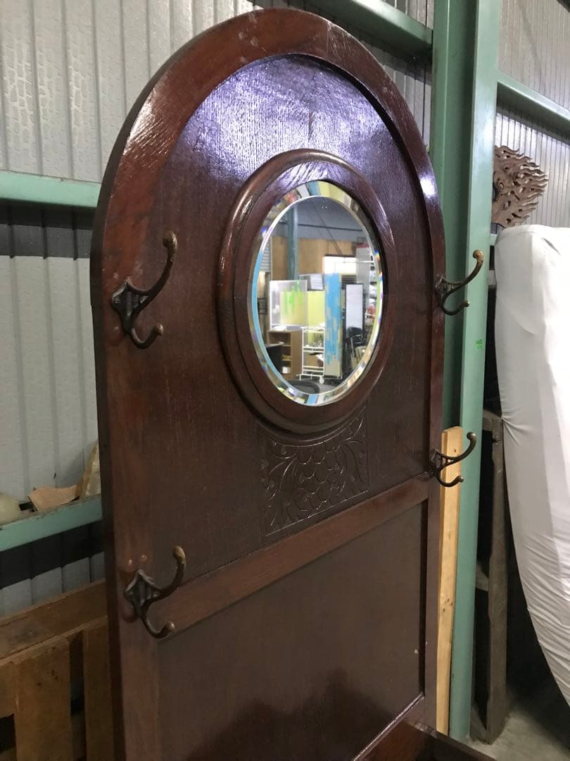 間もなく出品終了します 英国アンティーク イギリス ホールスタンド ハンガー