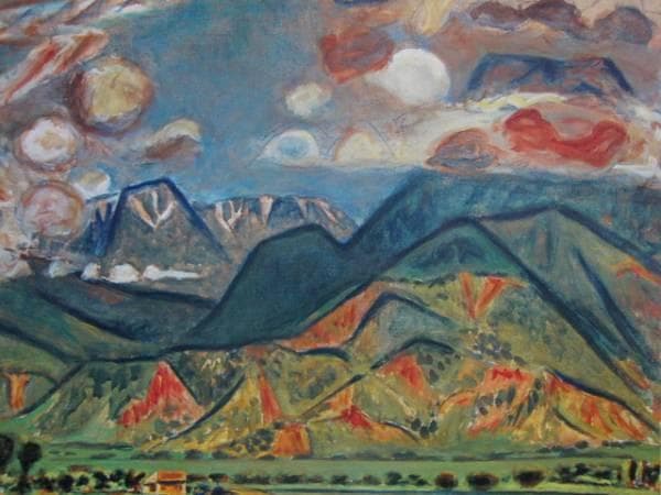 児島 善三郎、アルプスへの道、限定・豪華大判画版画、 新品高級額付