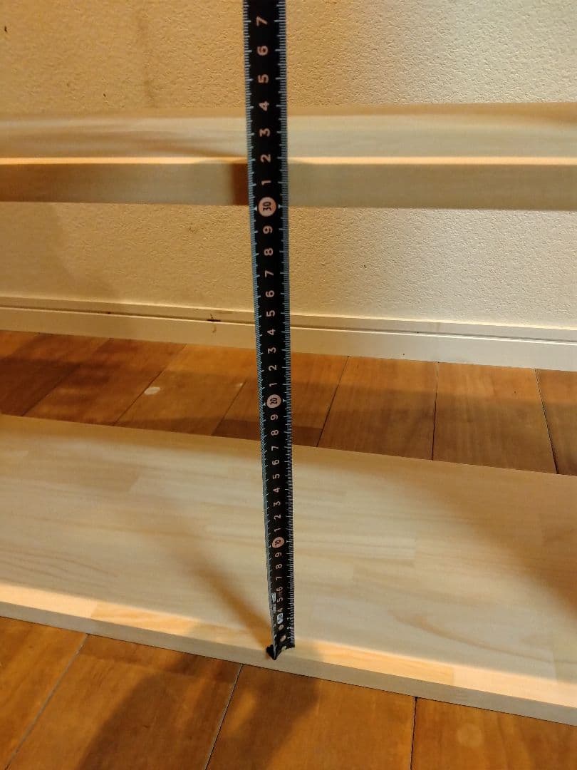 木製　ハンドメイド　オーダー　目の字　棚　シェルフ　ラック　本棚　マンガ　収納