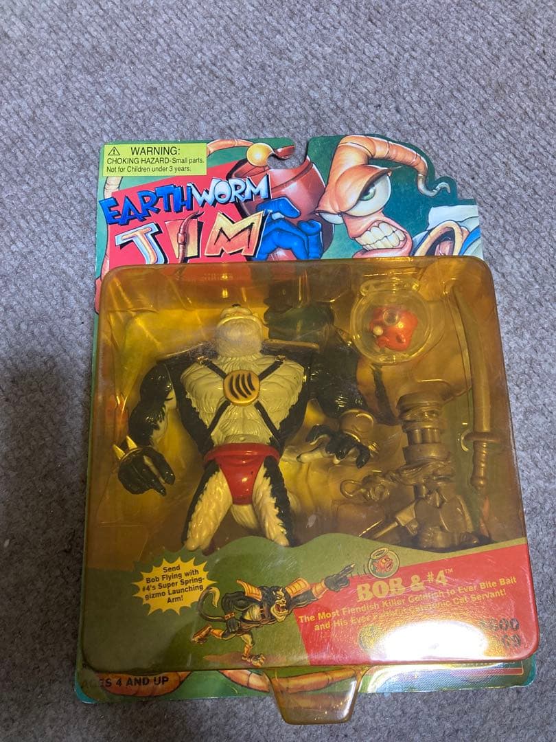 週末セール　アクションフィギュア　EARTH WORM JIM アースワームジム