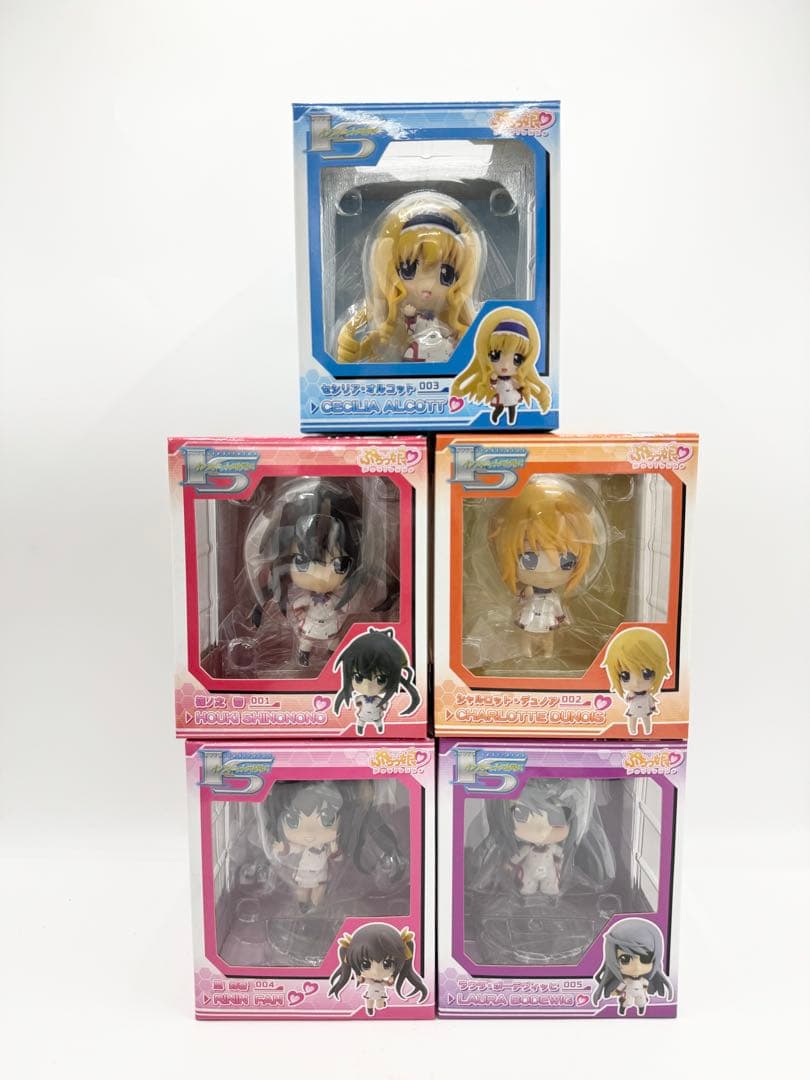 IS インフィニット・ストラトス ぷちっと フィギュア 5体セット 未開封