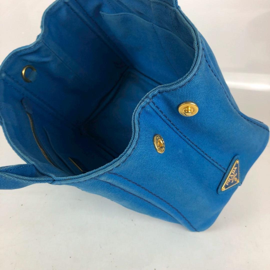PRADA プラダ カナパ ハンドバッグ ブルー レディース ブランド
