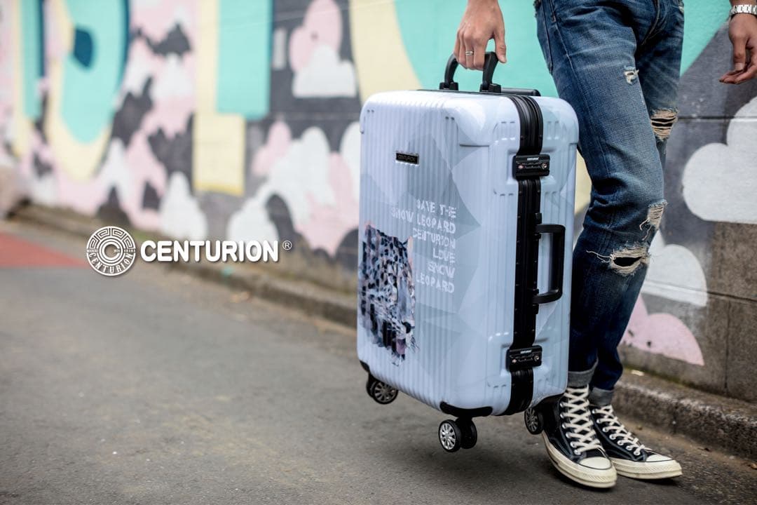 CENTURION /Mサイズ/26インチ旅行/フレーム型/ホワイト/人気商品