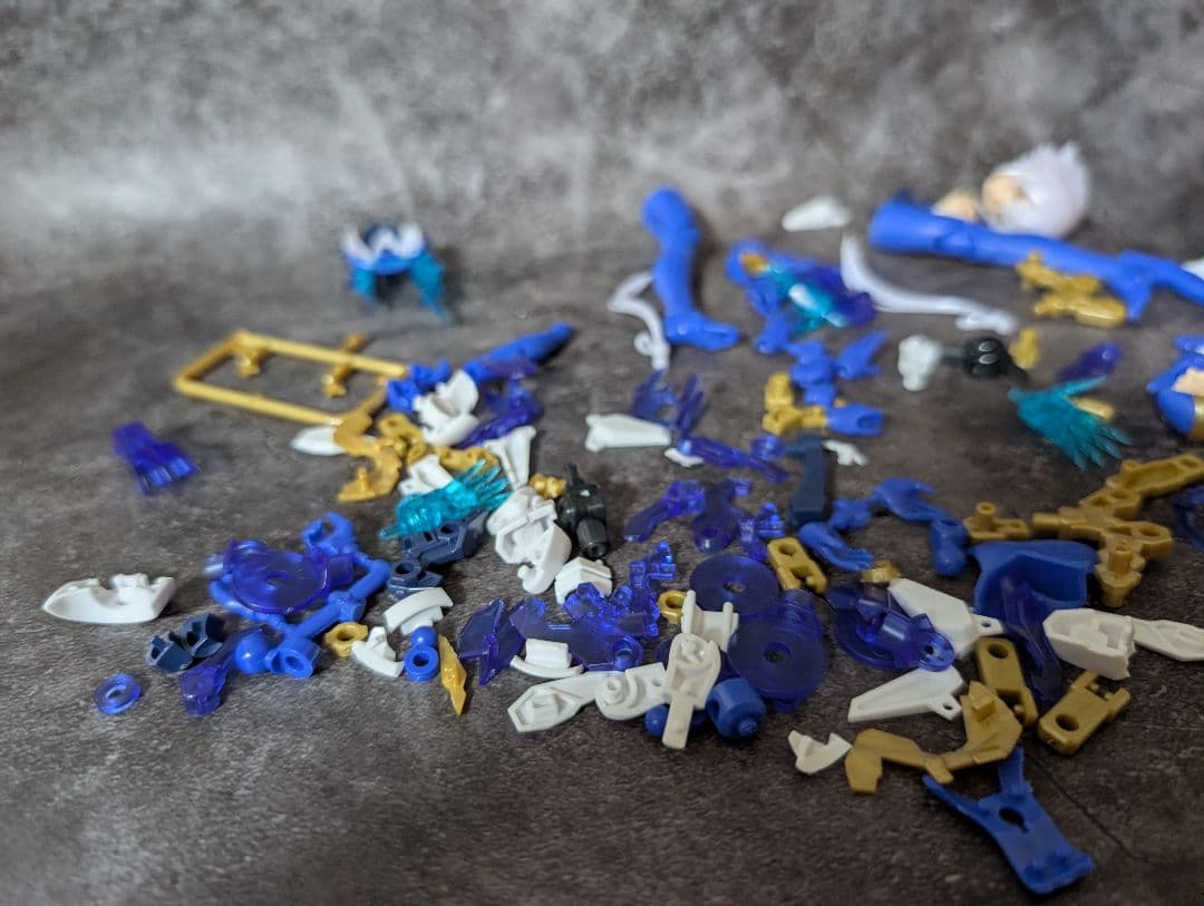 コトブキヤ　メガミデバイス 皇巫 スサノヲ 蒼炎　組立済