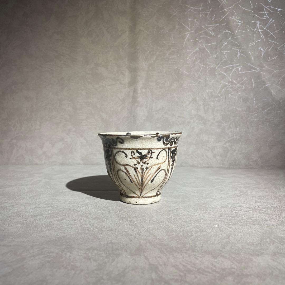 江戸時代後期 絵瀬戸向付 復興織部 再興織部 鉄絵向付 瀬戸焼 美濃焼 古瀬戸