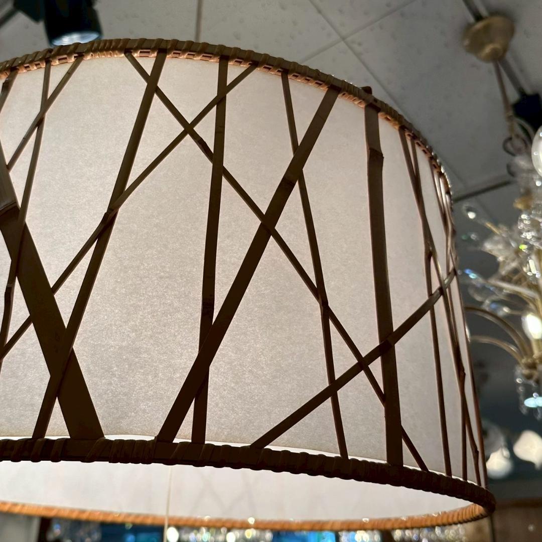 i+ 【美品】　ヤマギワ 竹 真竹 ペンダントライト 伝統工芸 照明 ランプ