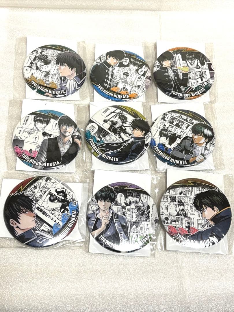 銀魂 コレクション缶バッジ HEROS ヒーローズ ヒーロー 土方十四郎 9種