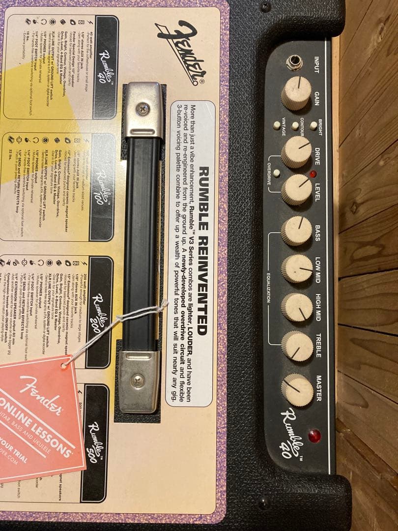Fender ベースアンプRumble 40(V3)
