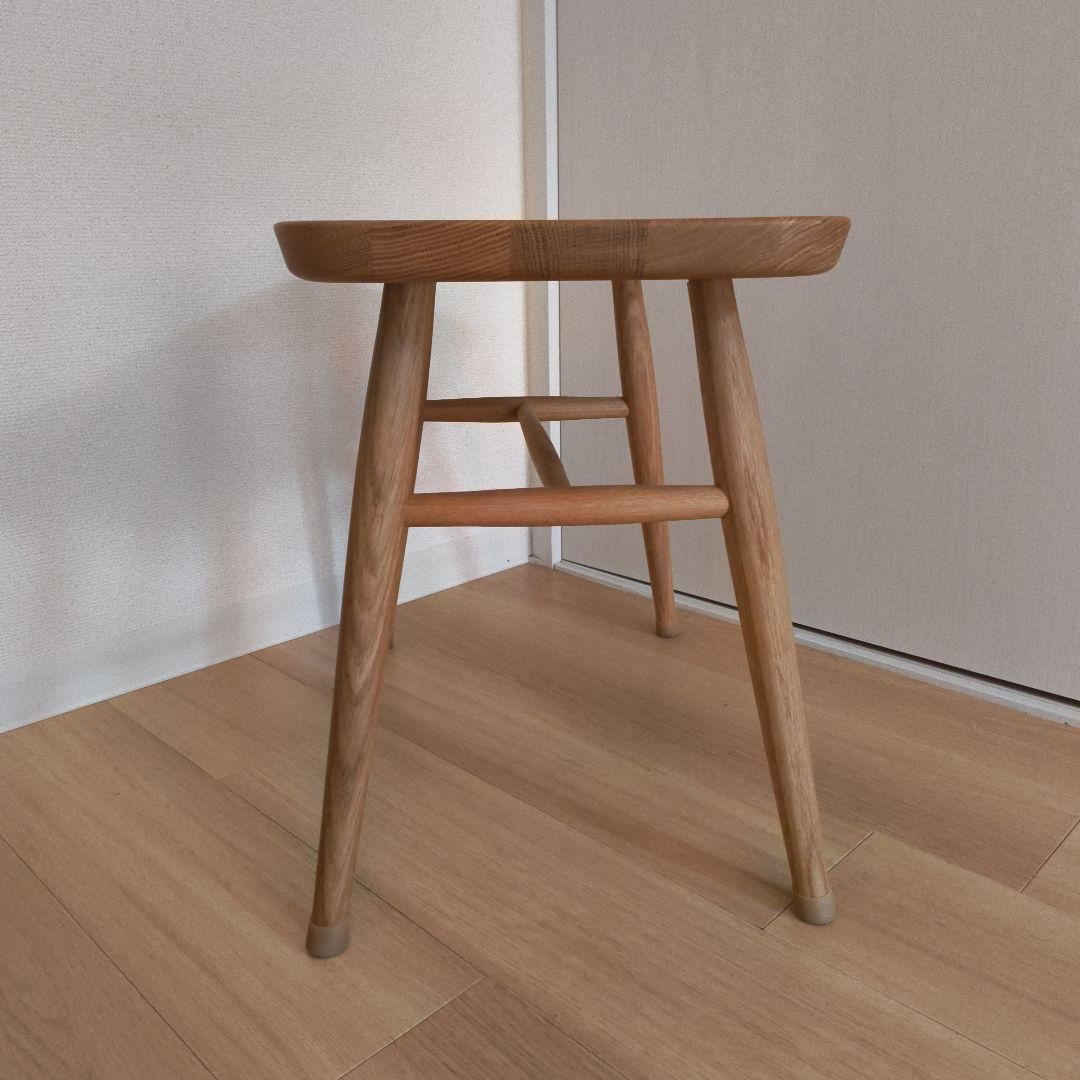 無印良品 オーク材スツール