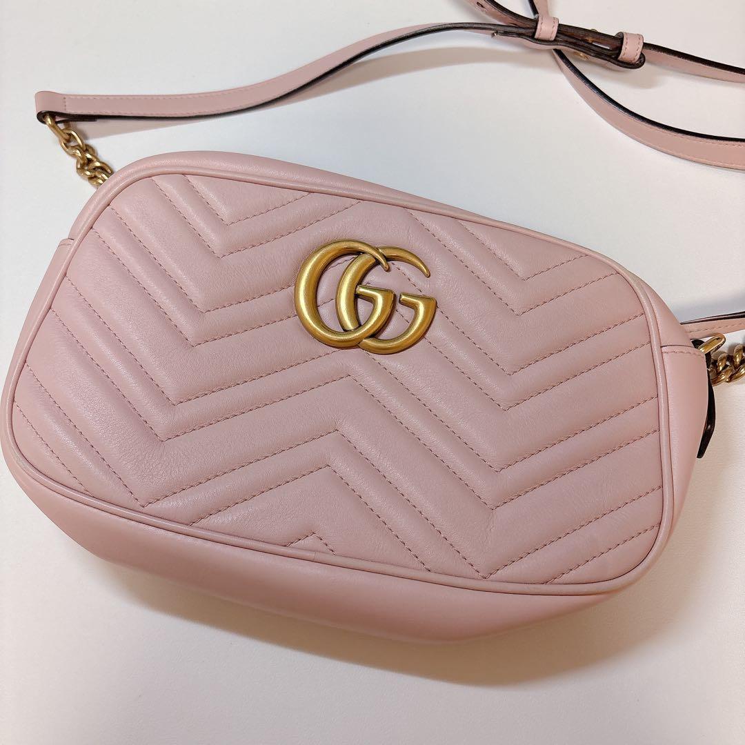GUCCI GGマーモント ショルダーバッグ
