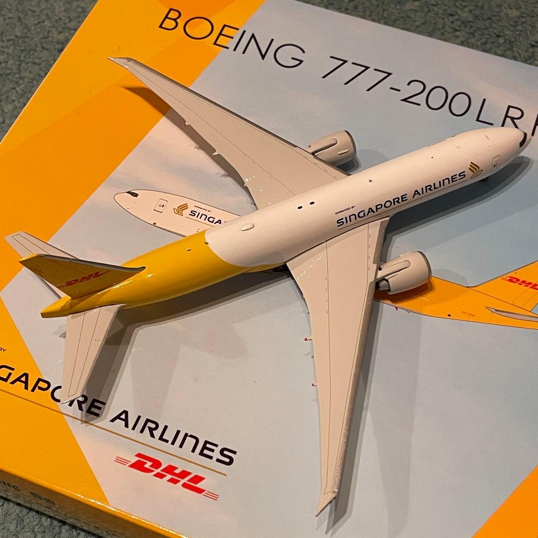 DHL SINGAPORE AIRLINES 777-200LRF シンガポール