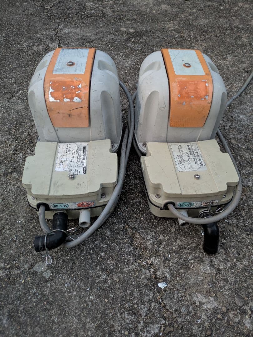訳あり　ジャンク　安永 AP-100WY 2台セット　浄化槽 ブロワ　エアポンプ