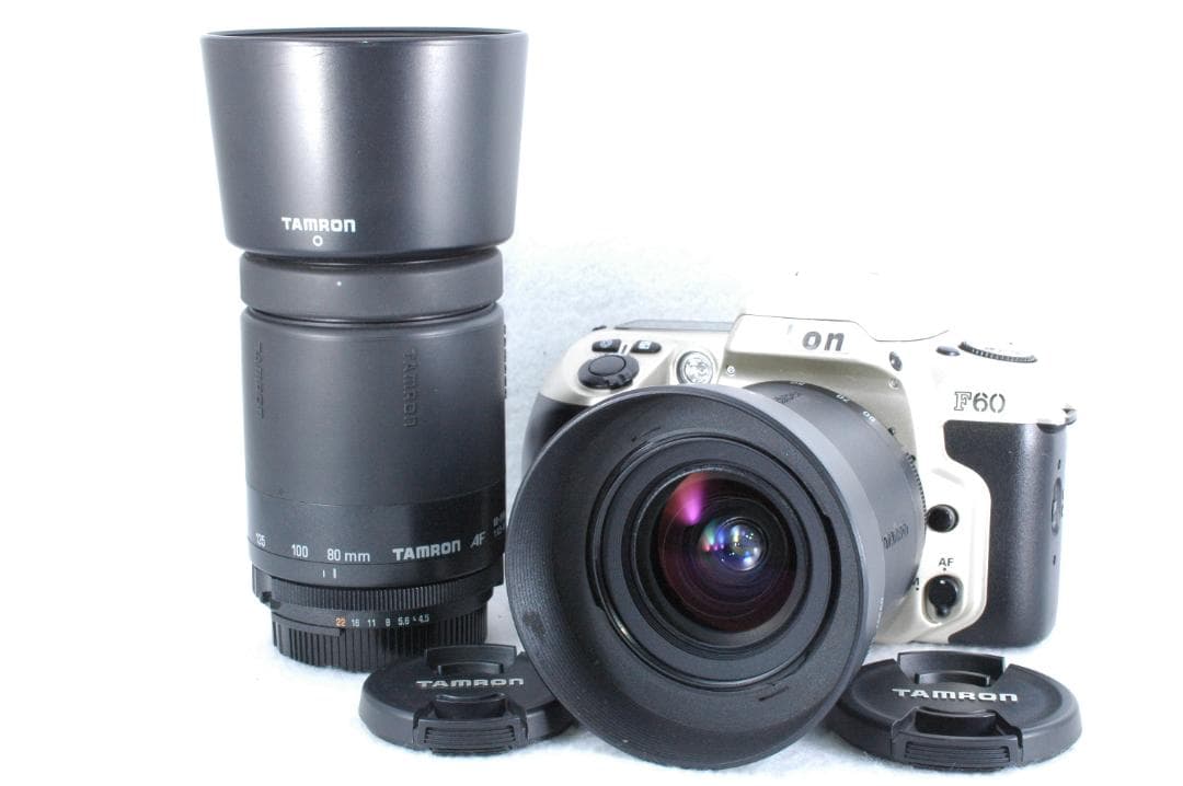 動作良好◇Nikon F60D ダブルズームレンズセット◇フィルム一眼レフ