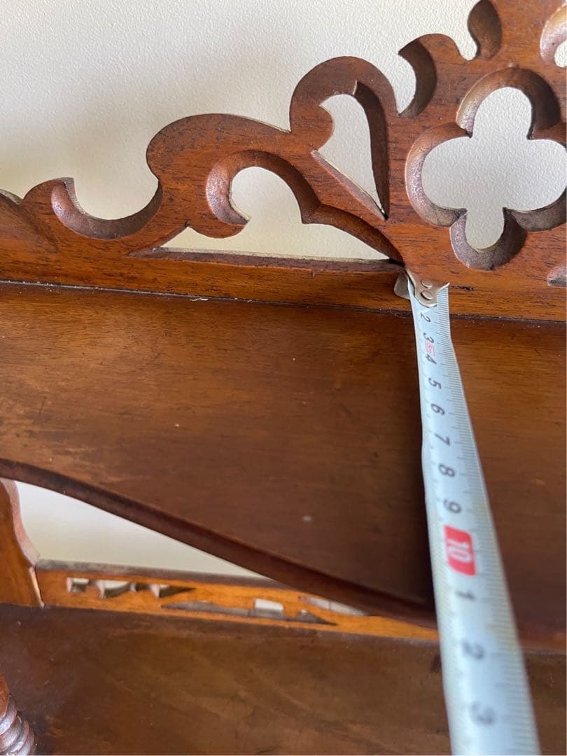 【き16】45 フランスアンティーク　ナポレオンシェルフ　シェルフ　棚