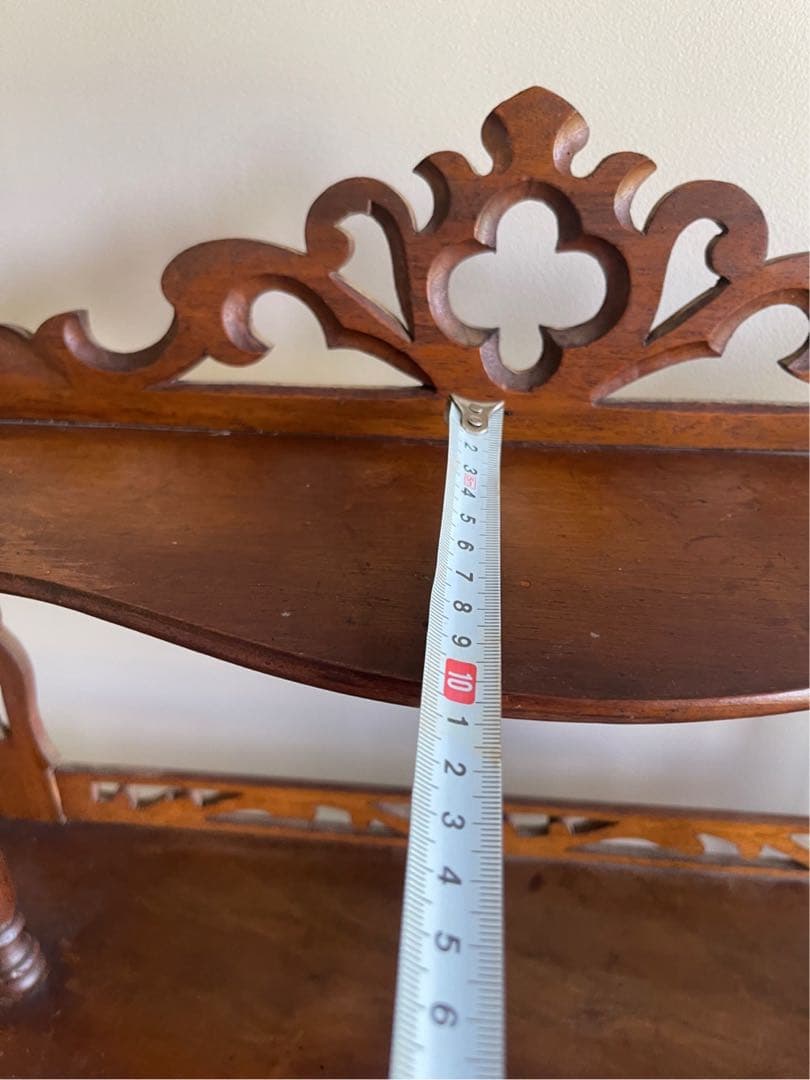 【き16】45 フランスアンティーク　ナポレオンシェルフ　シェルフ　棚