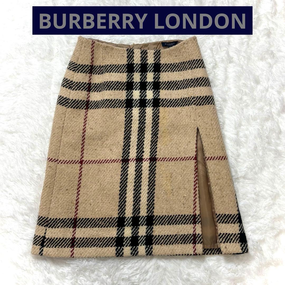 【希少】BURBERRY LONDONバーバリーロンドン ツイード イタリア製