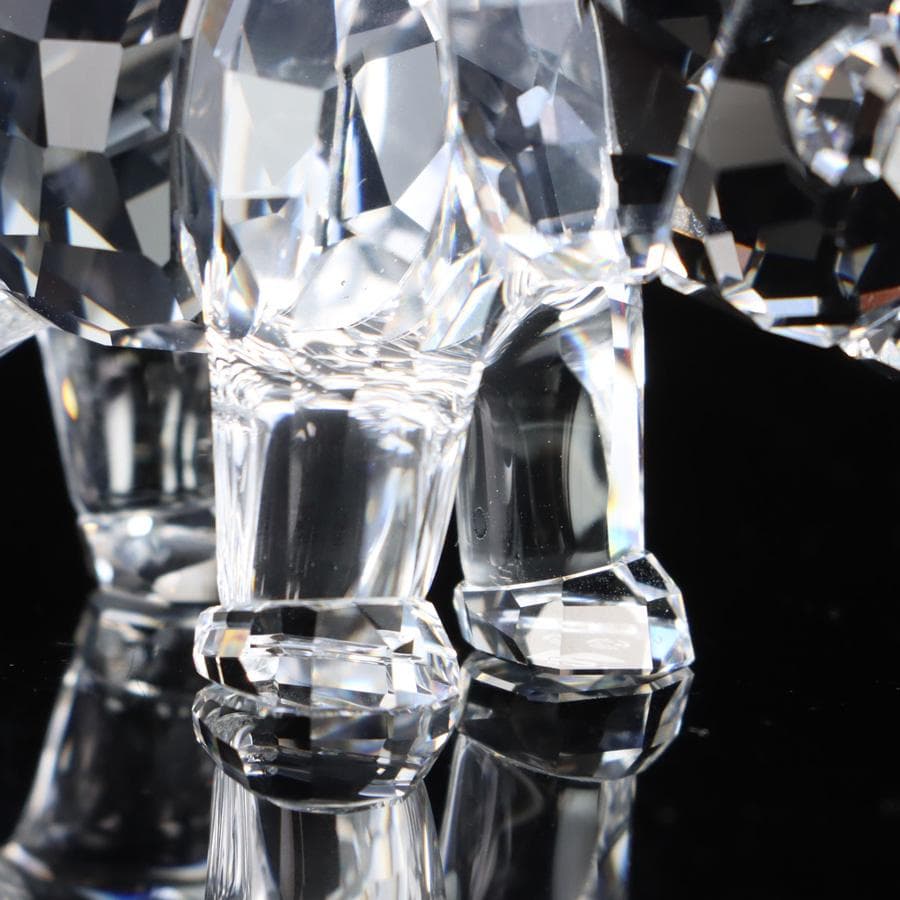 Y2435-9 スワロフスキー クリスタル マザーベア オブジェ