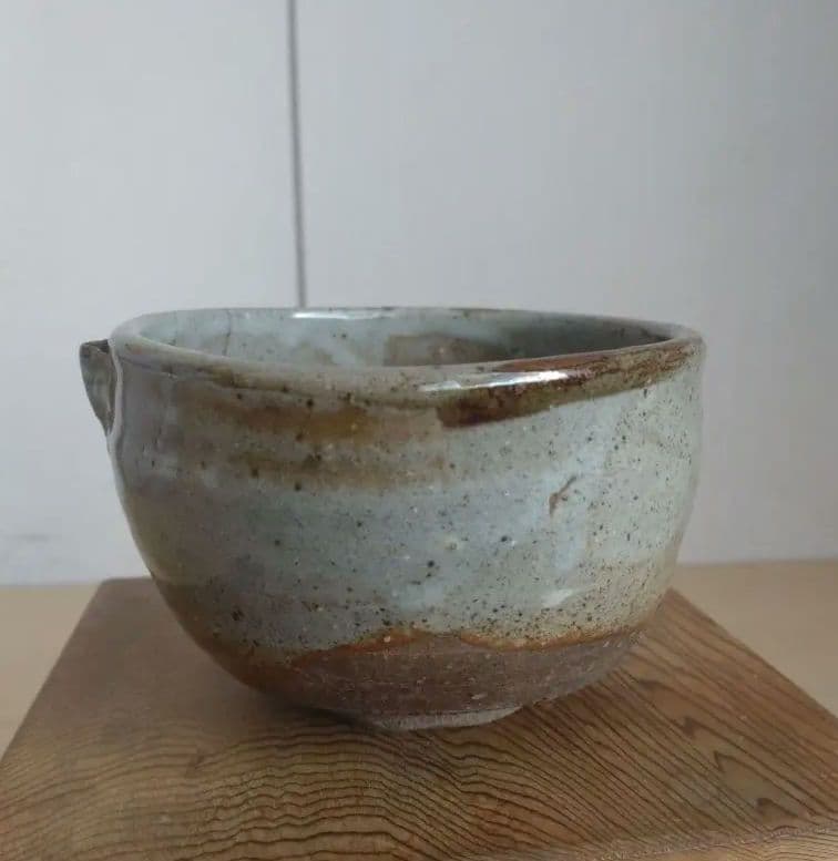 【うぶ品】江戸時代　古唐津　皮鯨　絵唐津　沓形　片口茶碗　ぐい呑　嘴