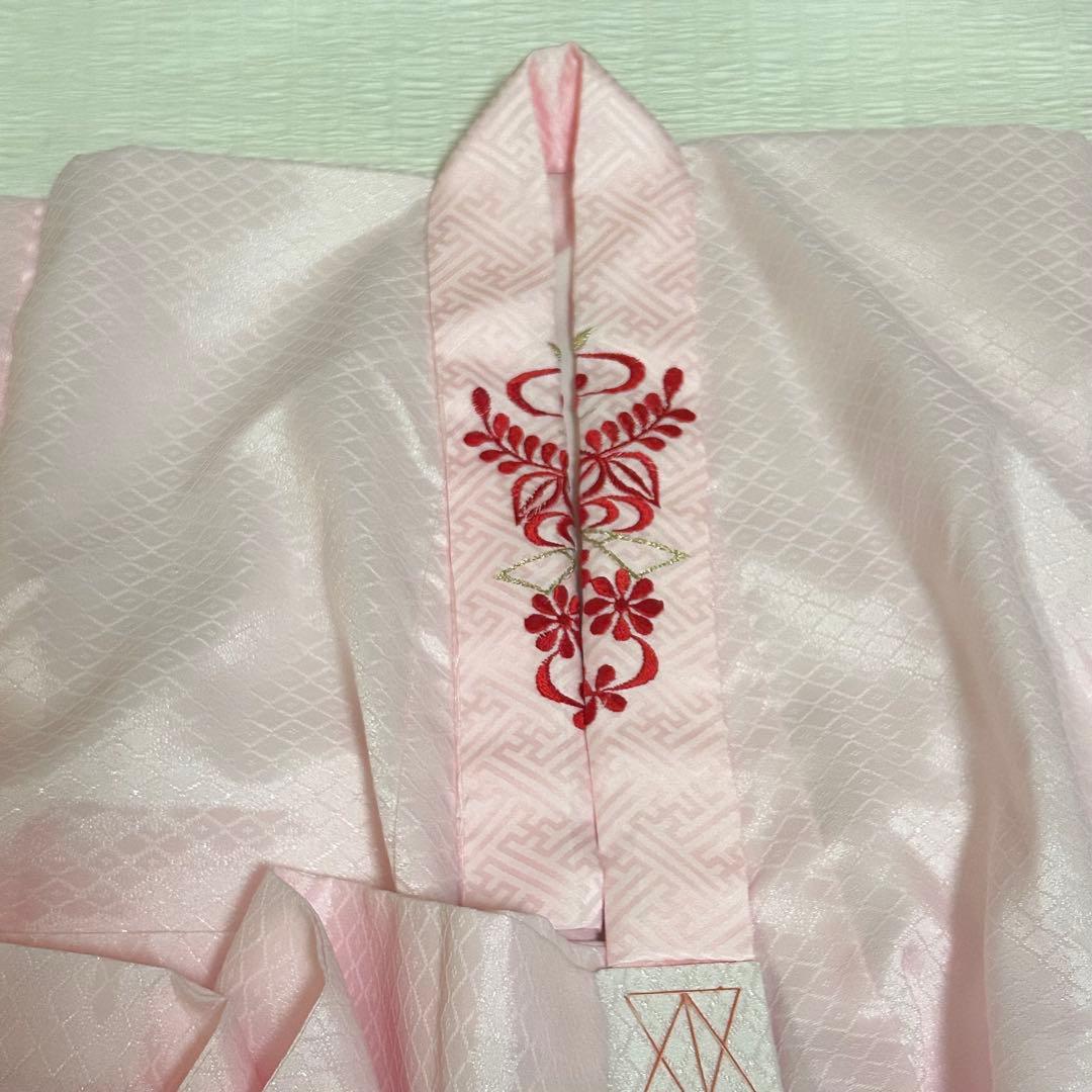 七五三 3歳 フルセット 総絞り 被布 着物 正絹 三歳 草履 巾着 753