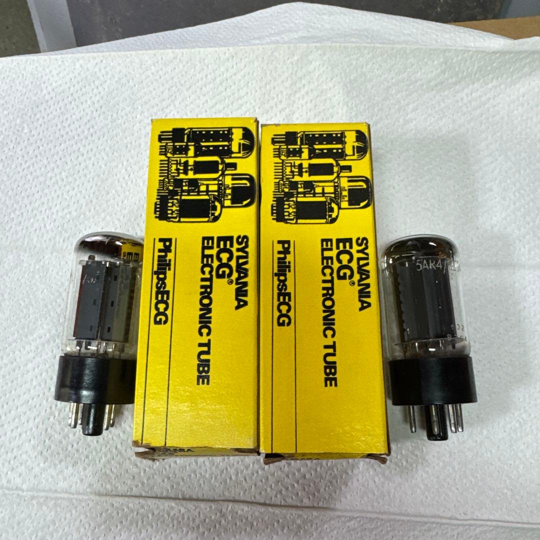 父の遺品整理、Sylvania 5AR4 EZ34 真空管セット