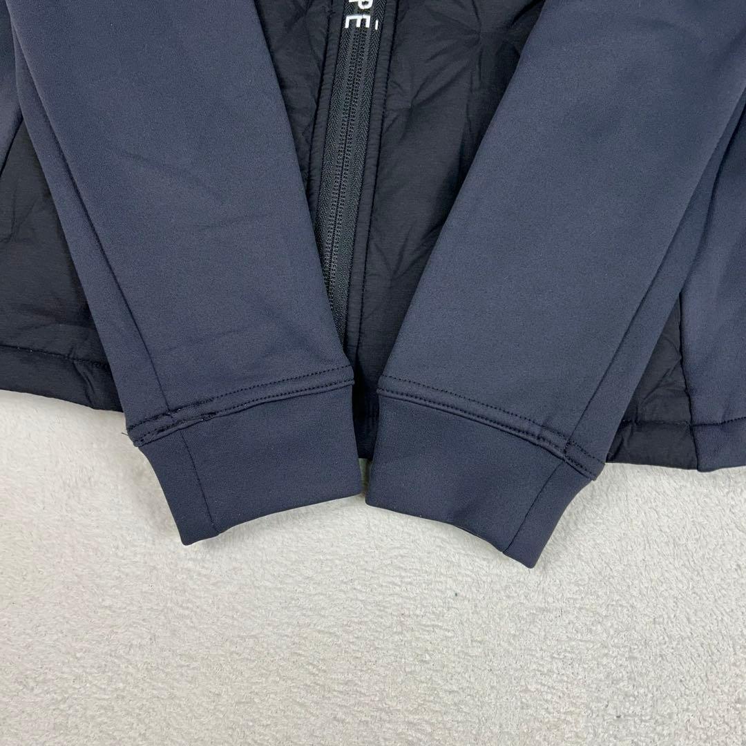 美品♡ジュンアンドロペ ナイロンストレッチダウンブルゾン ダウンジャケット 黒M