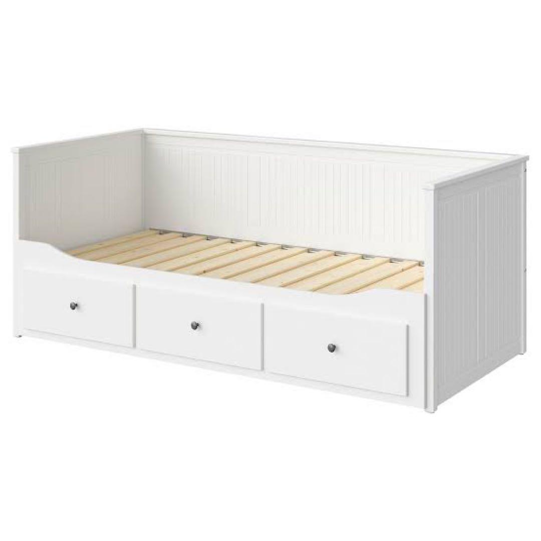 IKEAヘムネスソファベッドフレーム 引き出し付き