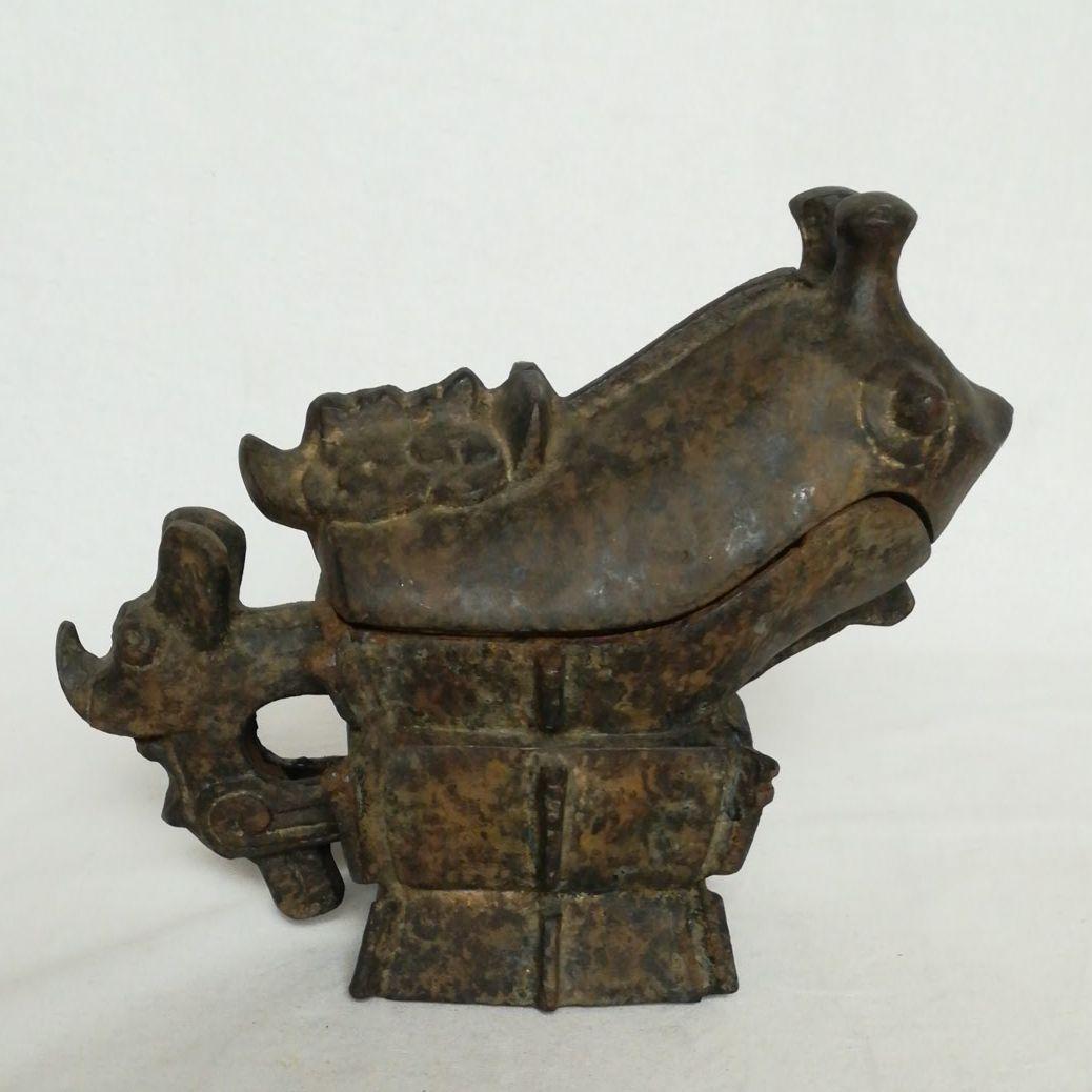 珍品　中国　蓋物　香炉　置物