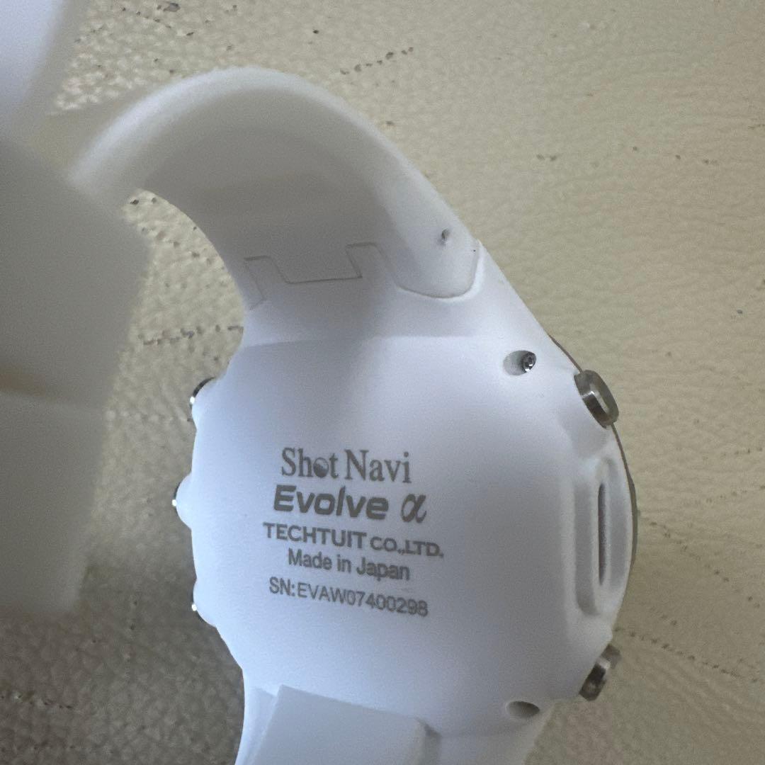 Shot Navi Evolve α ゴルフ GPSウォッチ ホワイト