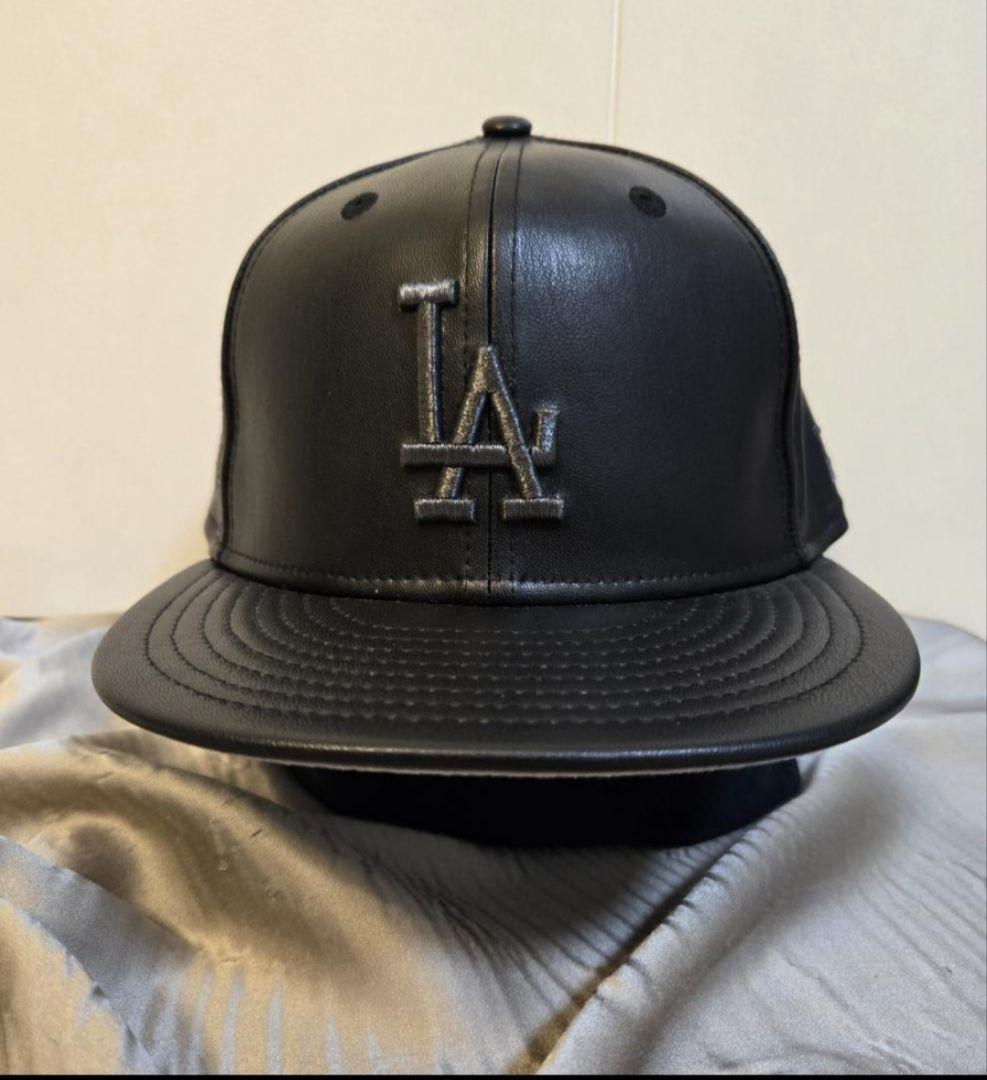 新品・正規品 NEW ERA 59FIFTY アップルレザー ドジャース