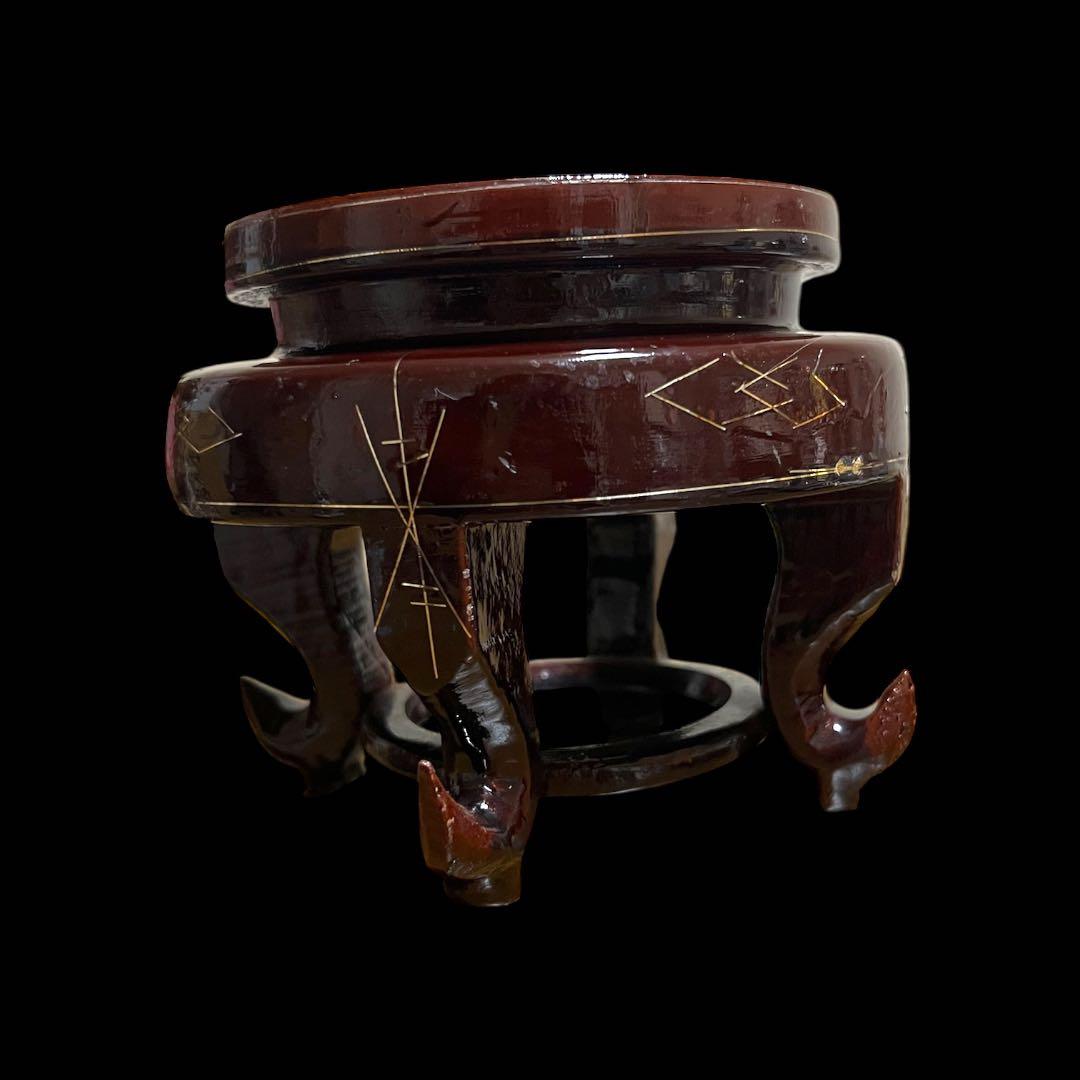 《希有&美石》 天然石 ジャスパー丸玉 木製台座付 パワーストーン