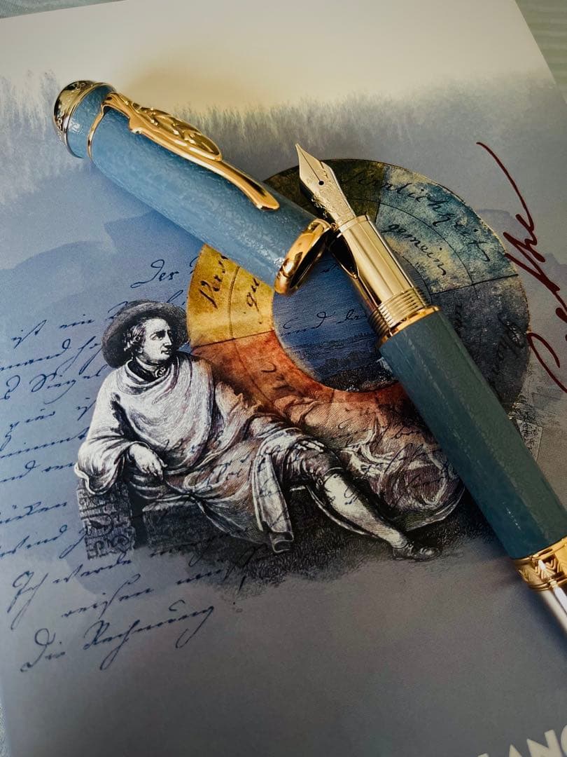 [新品未使用品]Montblanc モンブラン 作家シリーズ　ゲーテ　万年筆