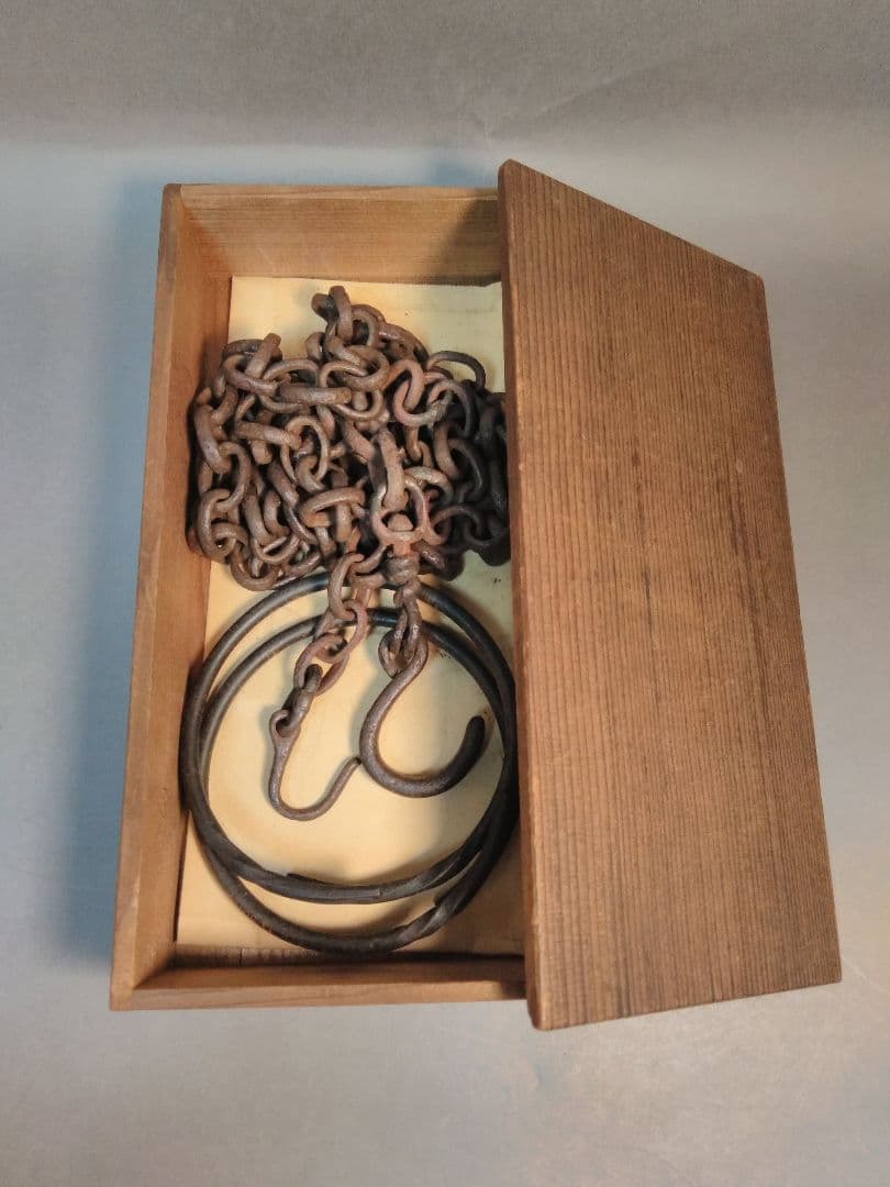 時代の釣り釜用、鎖と燗