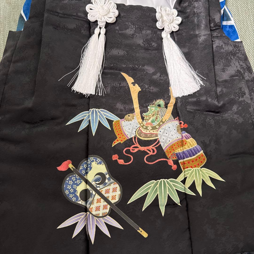 七五三　3歳　男の子　着物被布　フルセット