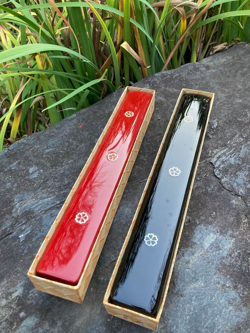 漆器製赤　箸