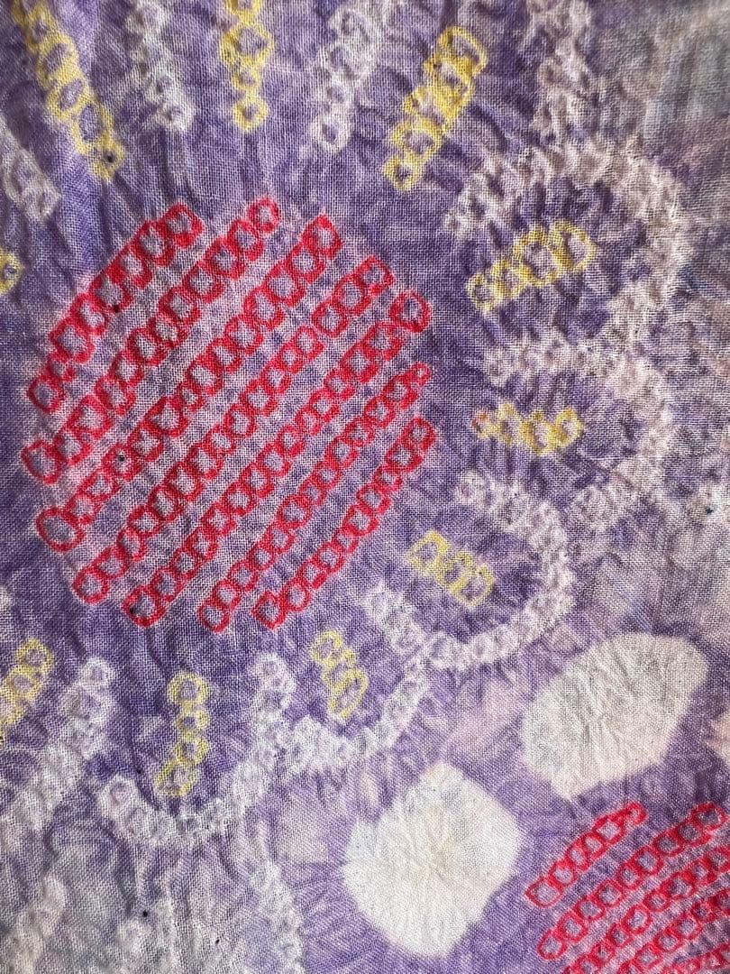 タイムセール　夏物　浴衣　有松鳴海絞り　伝統工芸品　綿　夏　祭り　ゆかた　美品