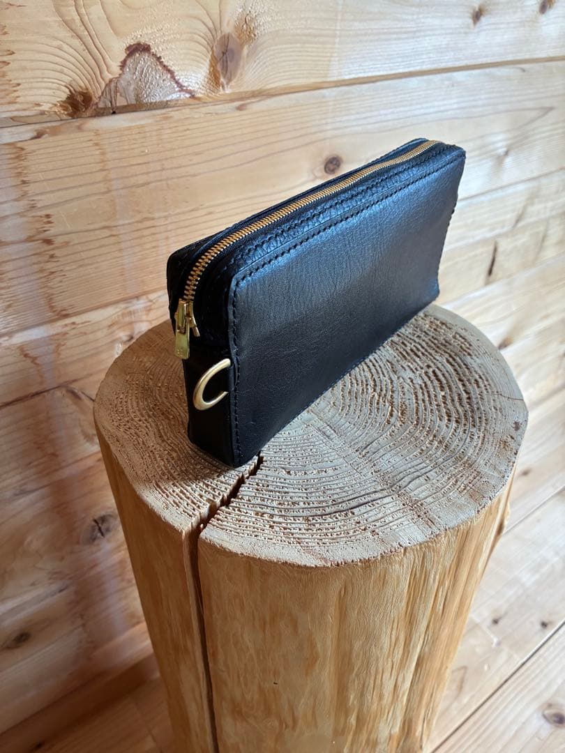 【オーダーメイド】ミドルウォレット　ルガトショルダー　ダブルステッチ　キャンモア