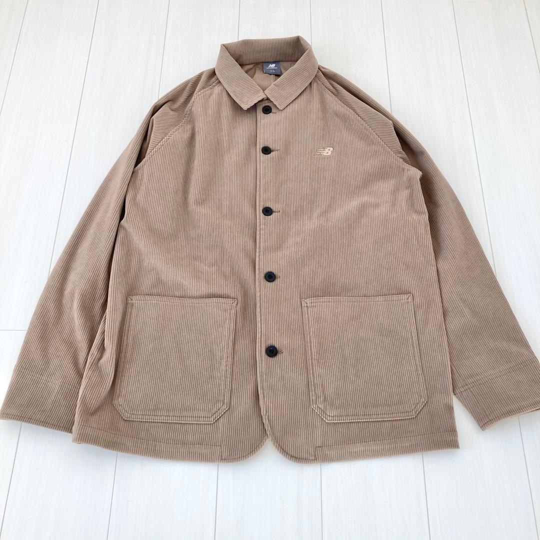 【美品】ニューバランス　コーデュロイジャケット　パンツ　ブラウン　L