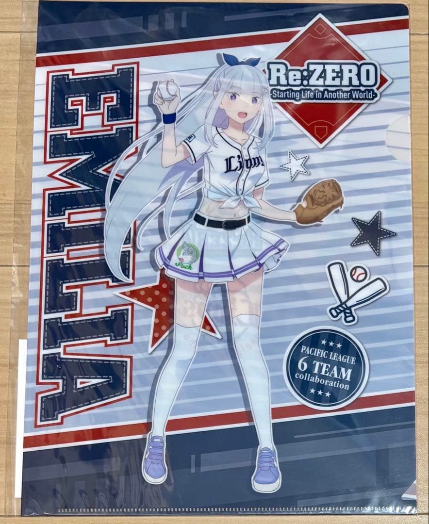 Re:ゼロから始める異世界生活　リゼロ パ・リーグ6球団コラボ　全6種　コンプ