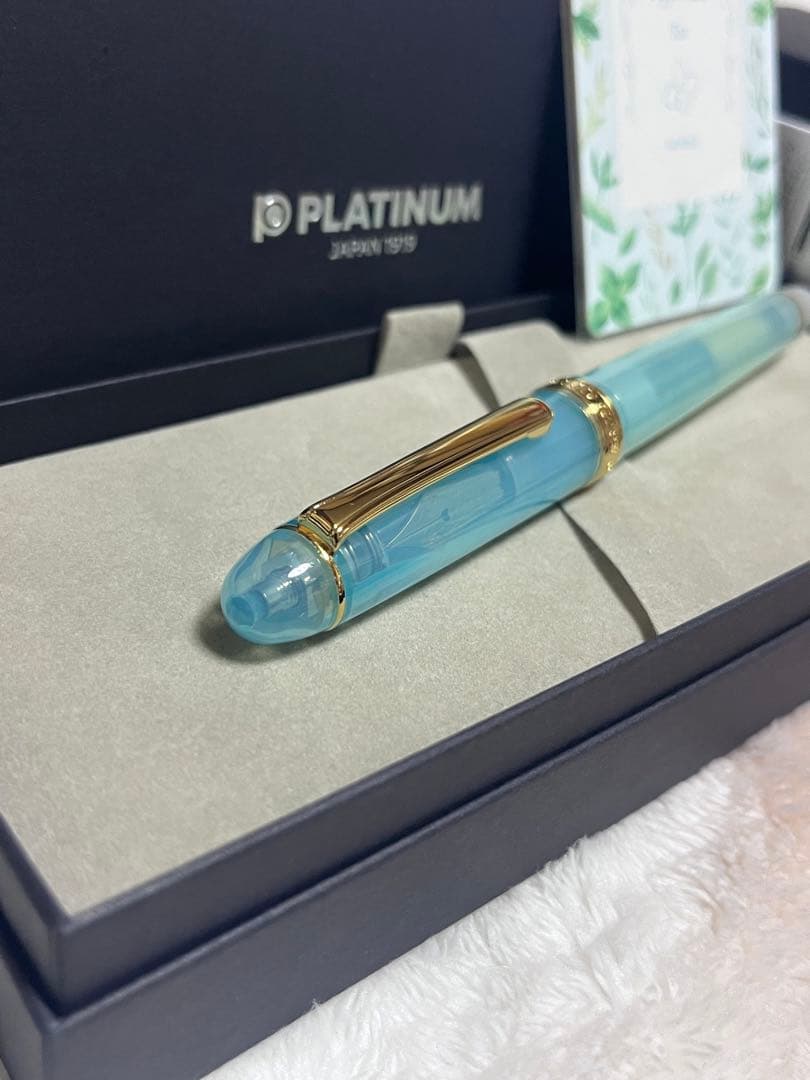 ☆限定 新品未使用 ノンブル ペパーミントティー 万年筆 ニブF 細字☆