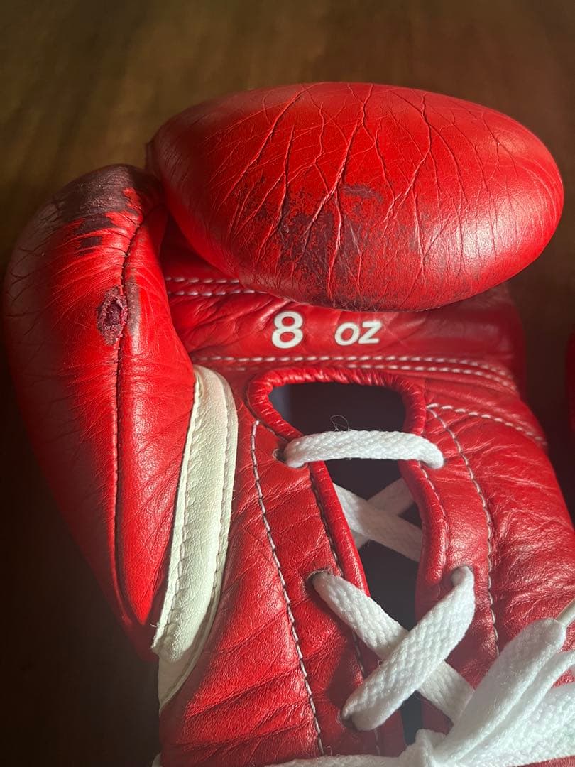 ★WINNING ボクシンググローブMS-200★8oz 赤★