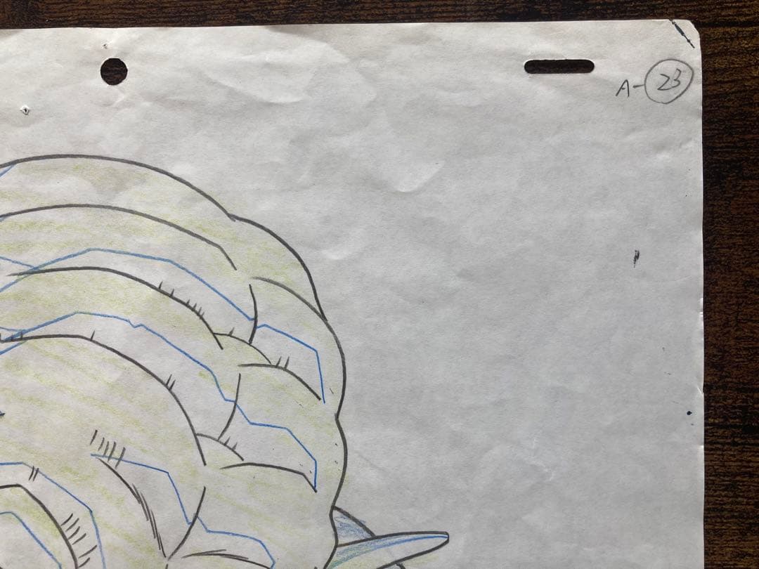 Goku セル画 手書きメモ付き