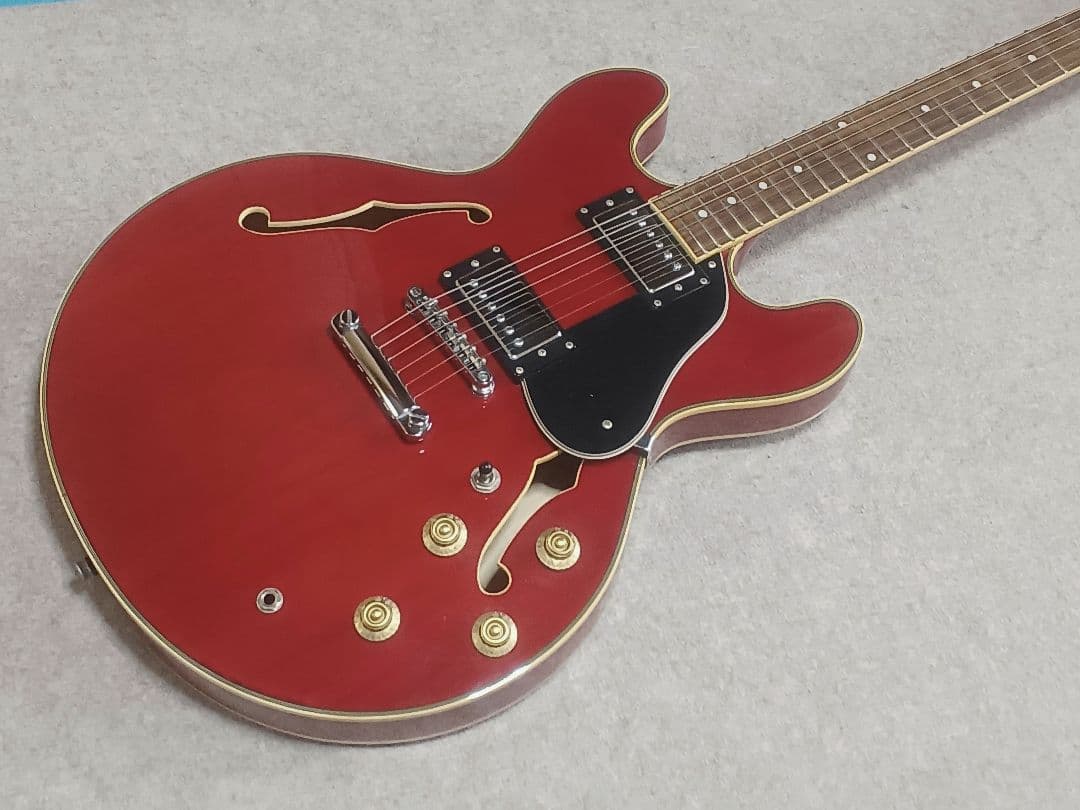【実力派重視】BLITZ　セミアコ　ES-335タイプ　ギグバッグ付属