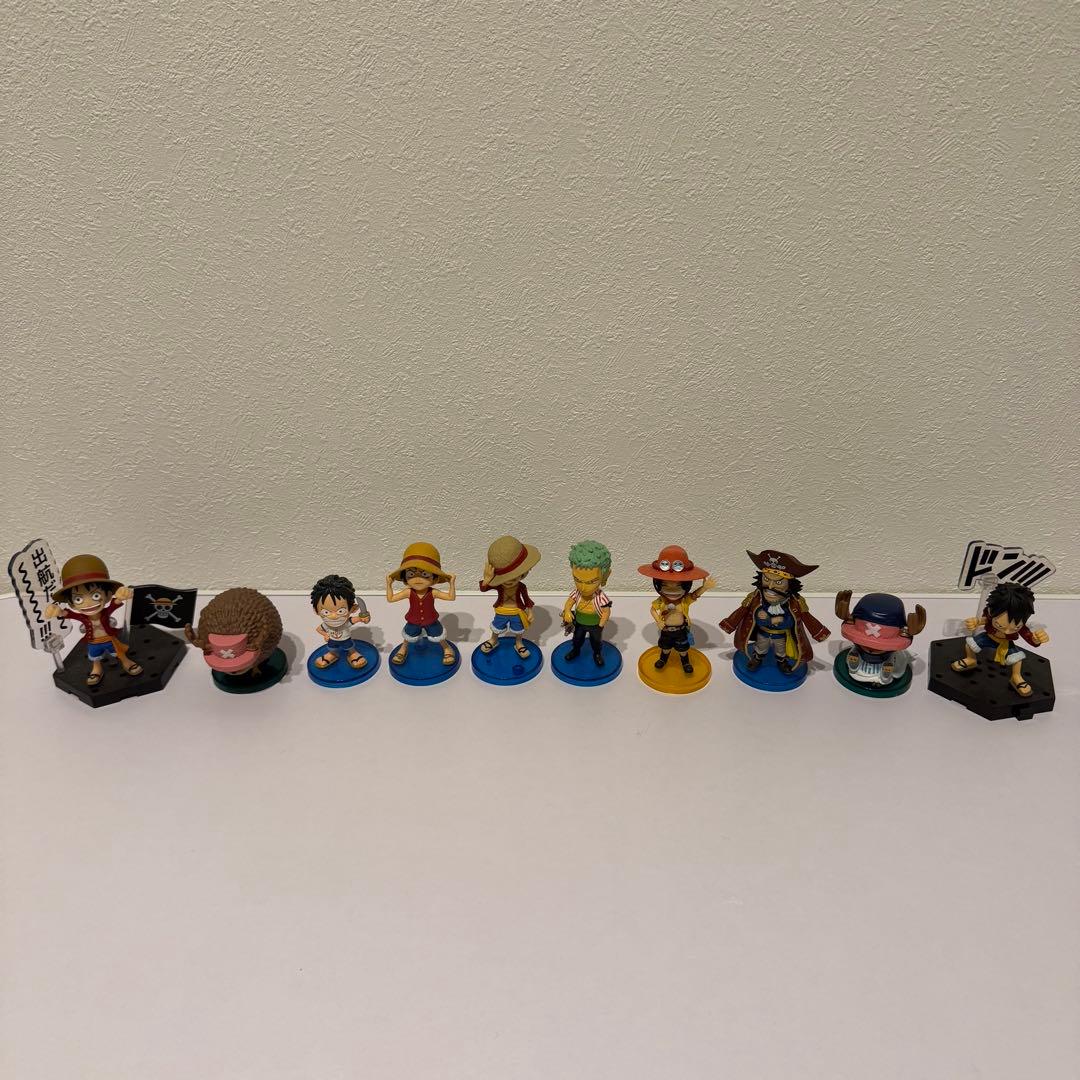 ワンピース ワーコレなど 10体セット バラ売り不可 エース ロジャー ルフィ